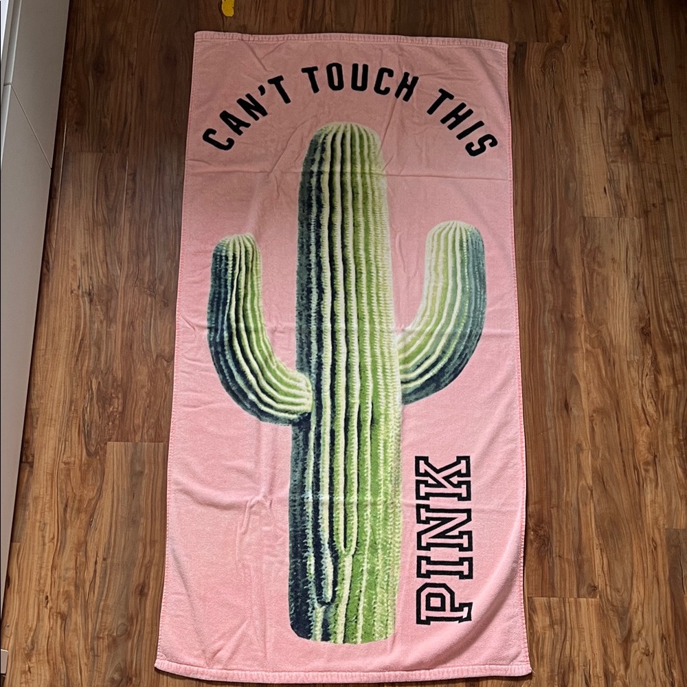 PINK Victoria's Secret Can't Touch This Cactus Towel
